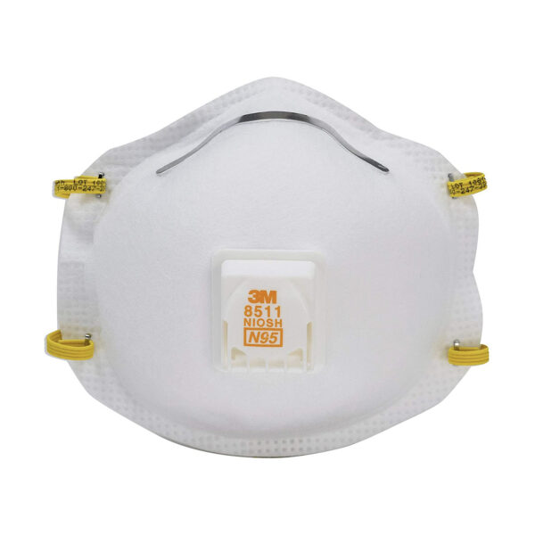 3M 8511 Respirator, N95, Cool Flow Valve (10 Pack)
