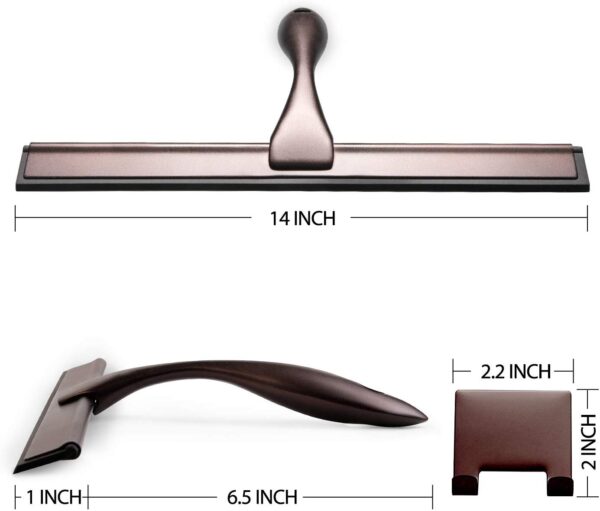 All-Purpose Shower Squeegee - Stainless Steel, 10 Inches - Image 14