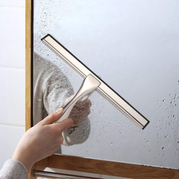 All-Purpose Shower Squeegee - Stainless Steel, 10 Inches - Image 16