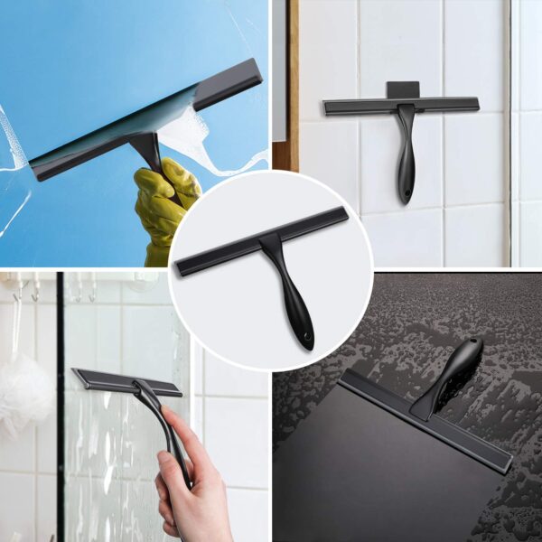 All-Purpose Shower Squeegee - Stainless Steel, 10 Inches - Image 15