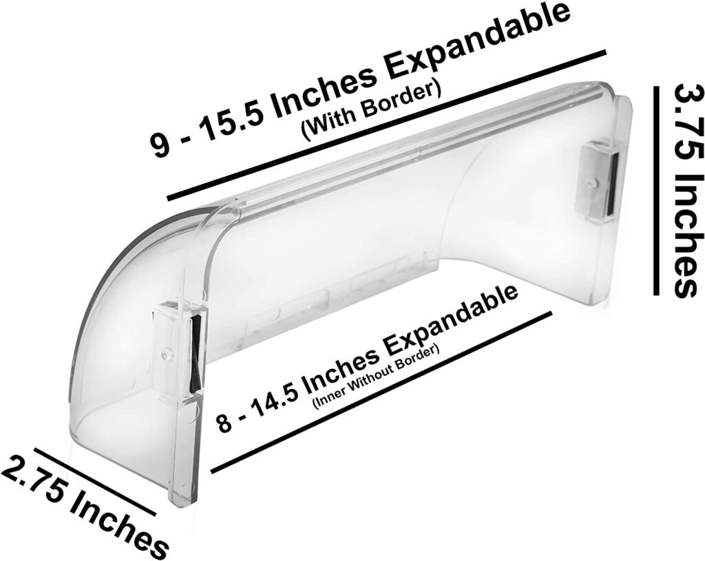 Adjustable Heat and Air Deflector for Vents (2 Pack) Safestart IAQ